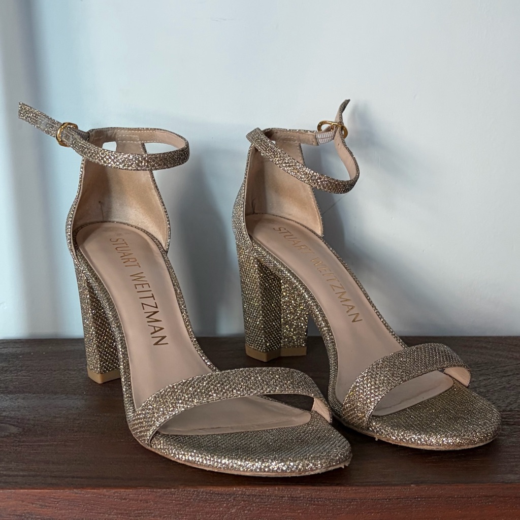 Stuart Weitzman Nearlynude Strap Sandals